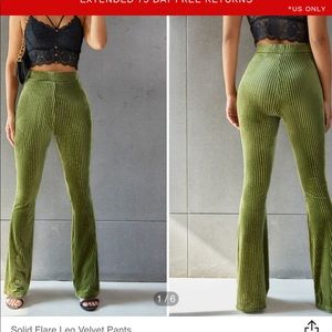 Flare Velvet Pants